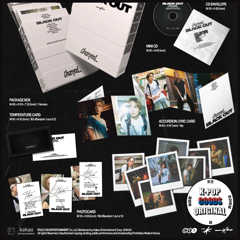 Mini Album CHANYEOL 'Black Out' Spesial dan POB Siap Stok