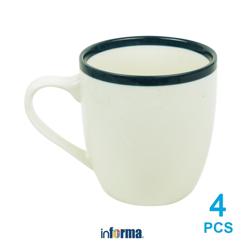 Jual Informa Appetite 444 ml Set 4 Pcs Cove Mug - Biru Gelas Dengan ...