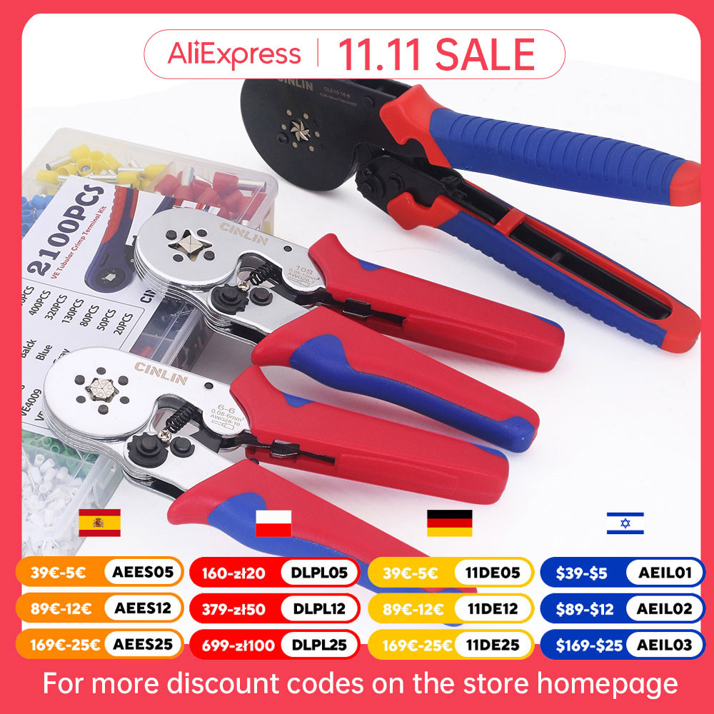 Jual Crimping Pliers & Ferrule Terminals Set Tube Bootlace VE&TE ...