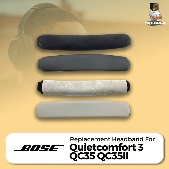 Bose 35 SOPROM Hoofdband Eiwittenleer Wit Ersatz Ohrpolster Für Bose QC35 QC35 II Accessoire