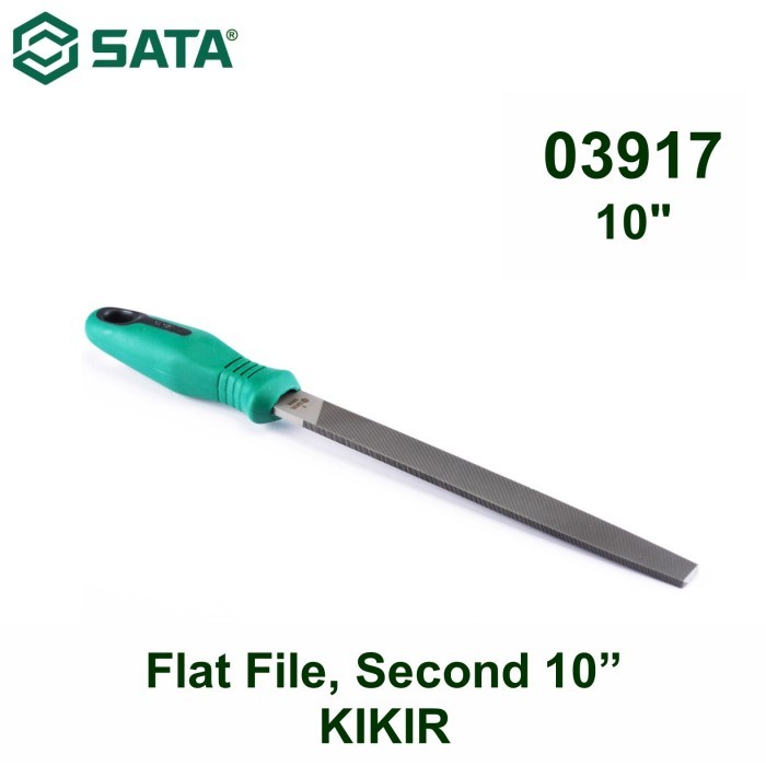 Jual SATA 03917 Kikir Besi Rata 10 Inch Flat File, Second 10 Inch ...