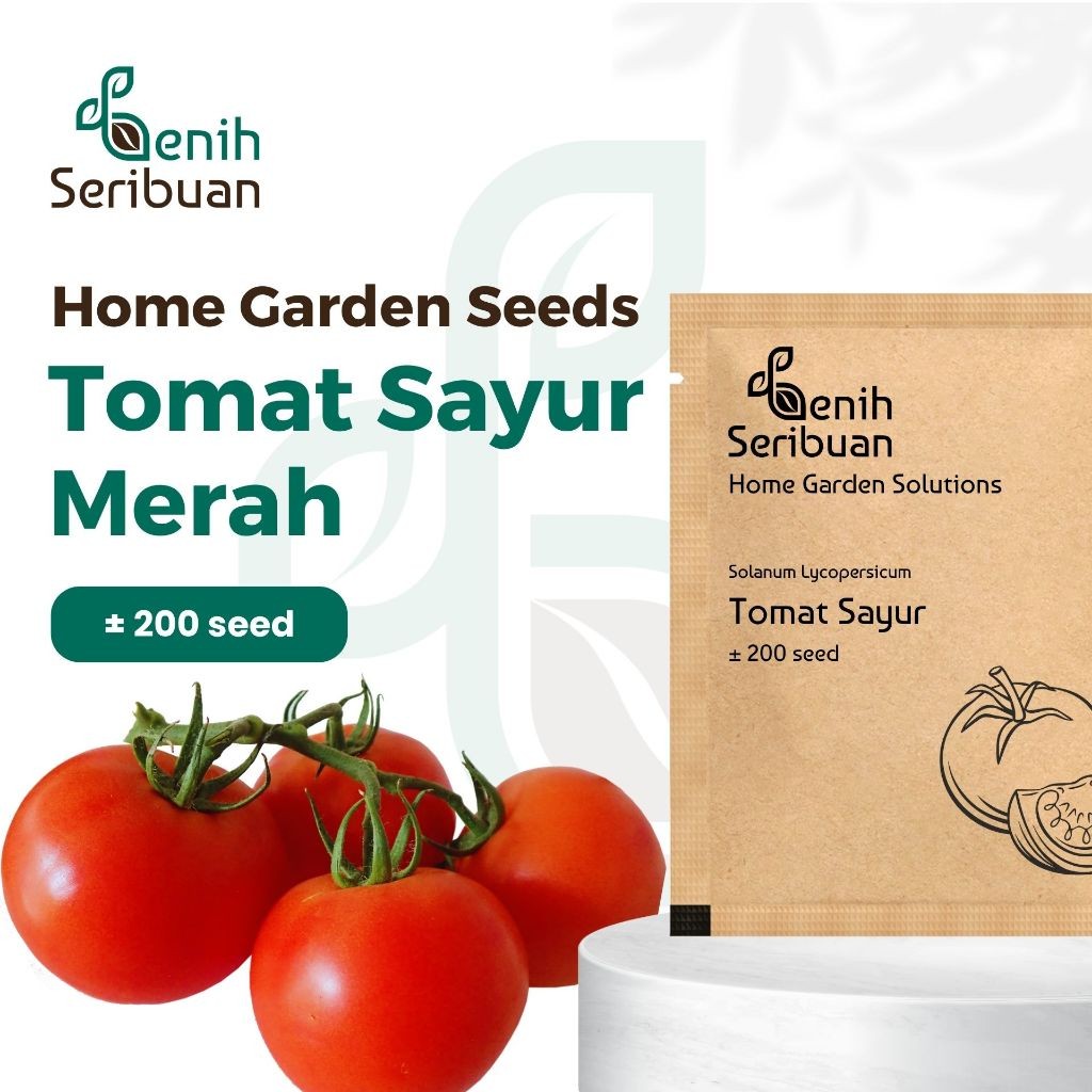 Benih Seribuan - Benih Sayuran Tomat Sayur Merah Unggul