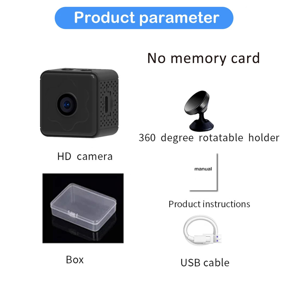 Xiaomi Wireless WiFi Camera Remote Monitor Mini Camera Tiny Home IP Camera  With Built-In Battery In Super-Long Battery Life