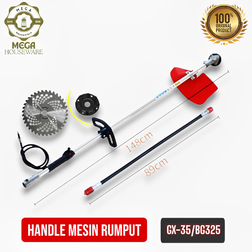 Jual MESIN PEMOTONG RUMPUT MODEL HONDA BRUSH CUTTER GX 35 MITSURU ...