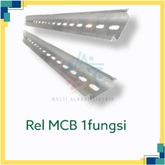 Jual Din Rail MCB Rell MCB Alumunium 1 Meter 1 Fungsi | Shopee Indonesia
