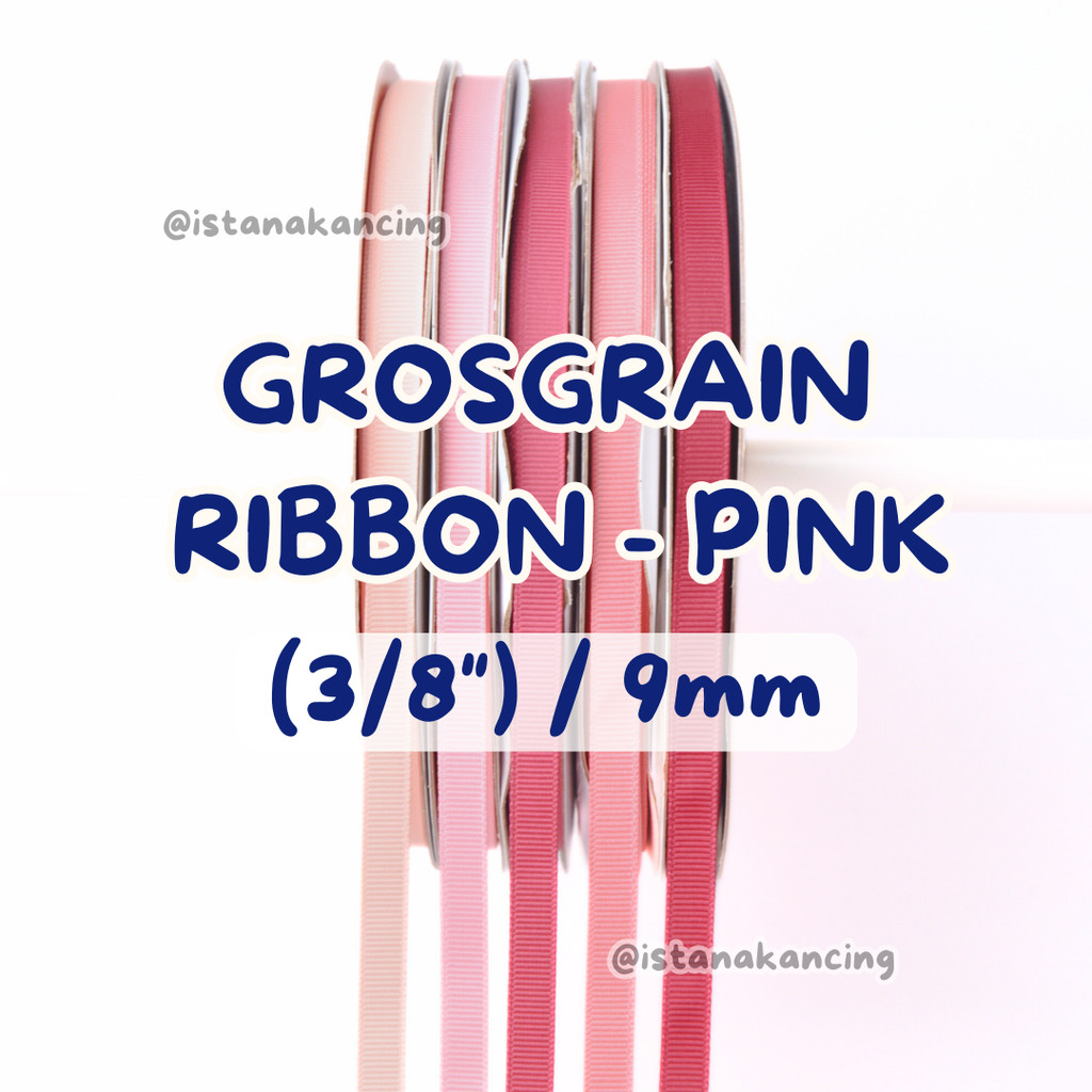 Jual Pita Grosgrain Double Face 3/8