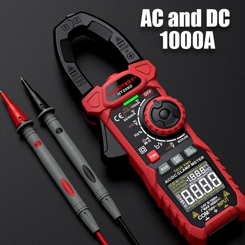 HT208A HT208D AC/DC Digital Clamp Meters - Precision Testing