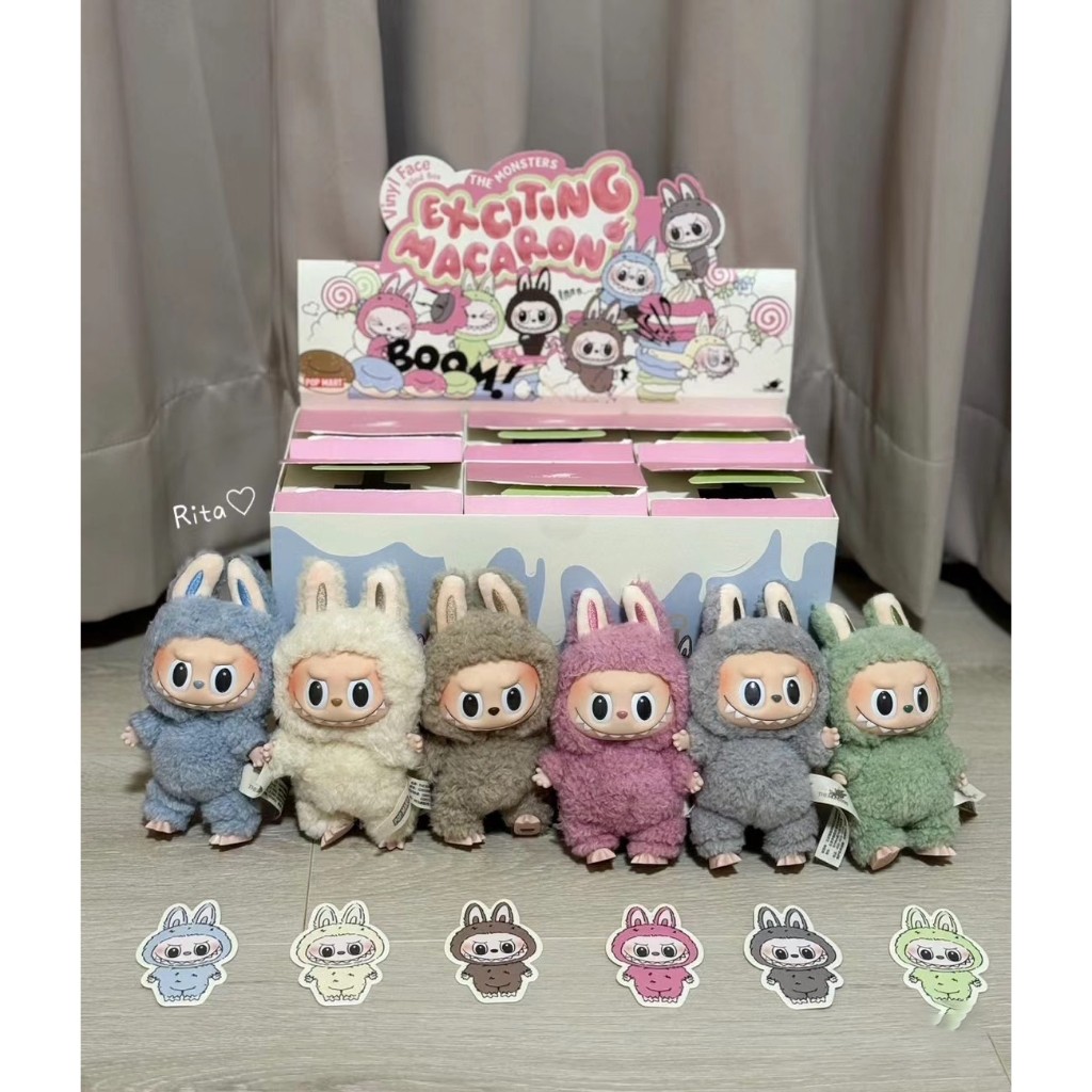 Jual MM10 (Ready Stock Instan)Labubu Macaron PopMart Boneka Monster ...