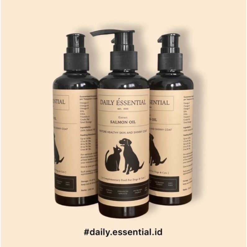 Jual Daily Essential Salmon Oil 250ml | Shopee Indonesia
