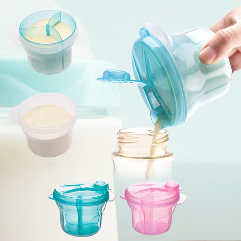 Jual Portable Baby Milk Powder Formula Dispenser Feeding Food Container ...