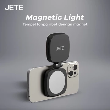 JETE Ring Light Selfie Magsafe RL2 For Smartphone HP LED Rechargeable Magnetic With 4 Light
