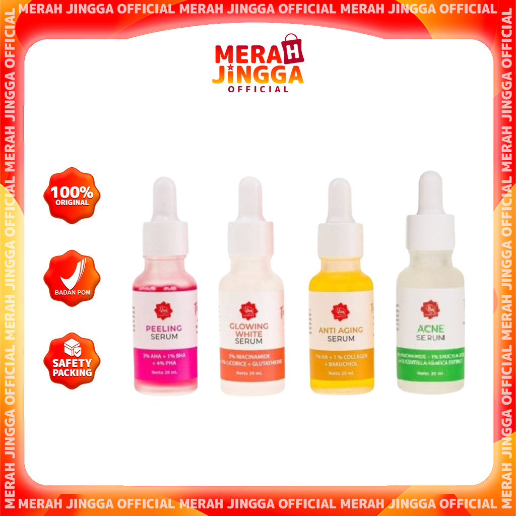 Viva Face Serum - Peeling Serum - Glowing White Serum - Anti Aging Serum - 20ml | Merah Jingga Official
