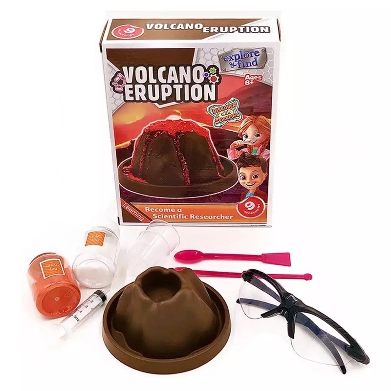 Jual DIY volcano eruption mainan experiment gunung berapi | Shopee ...