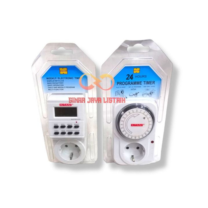 Jual Kitani Timer Analog Digital Stop Kontak Timer Pengatur Waktu ...