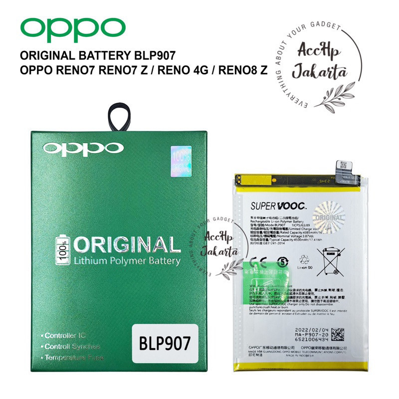 Jual Baterai Batre Oppo Reno 7 4G 7Z Reno 8 4G 8Z 8 Lite A96 5G F21 Pro ...