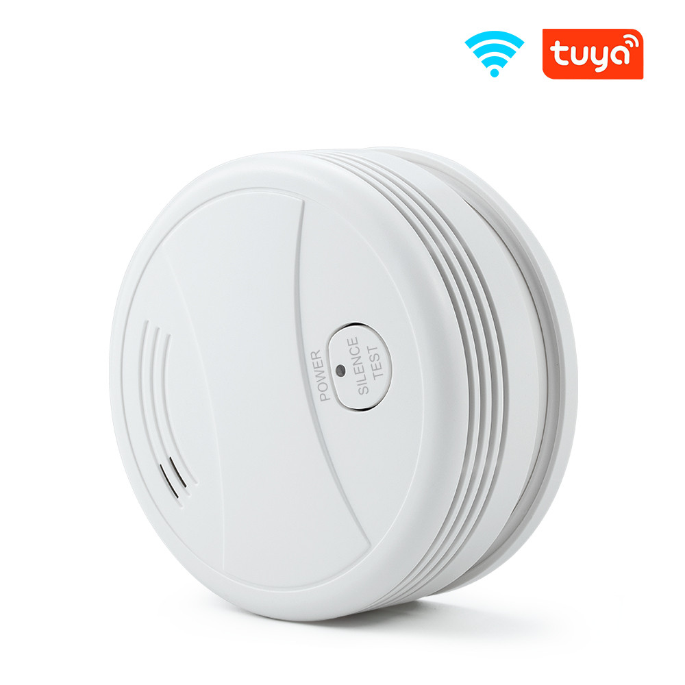 Jual WIFI Smoke detector Tuya APP Wireless Fire Protection Alarm ...