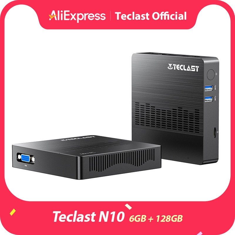 Jual Teclast N10 Mini PC Intel N4000 Windows 11 Pro DDR4 6GB 128GB Dual ...