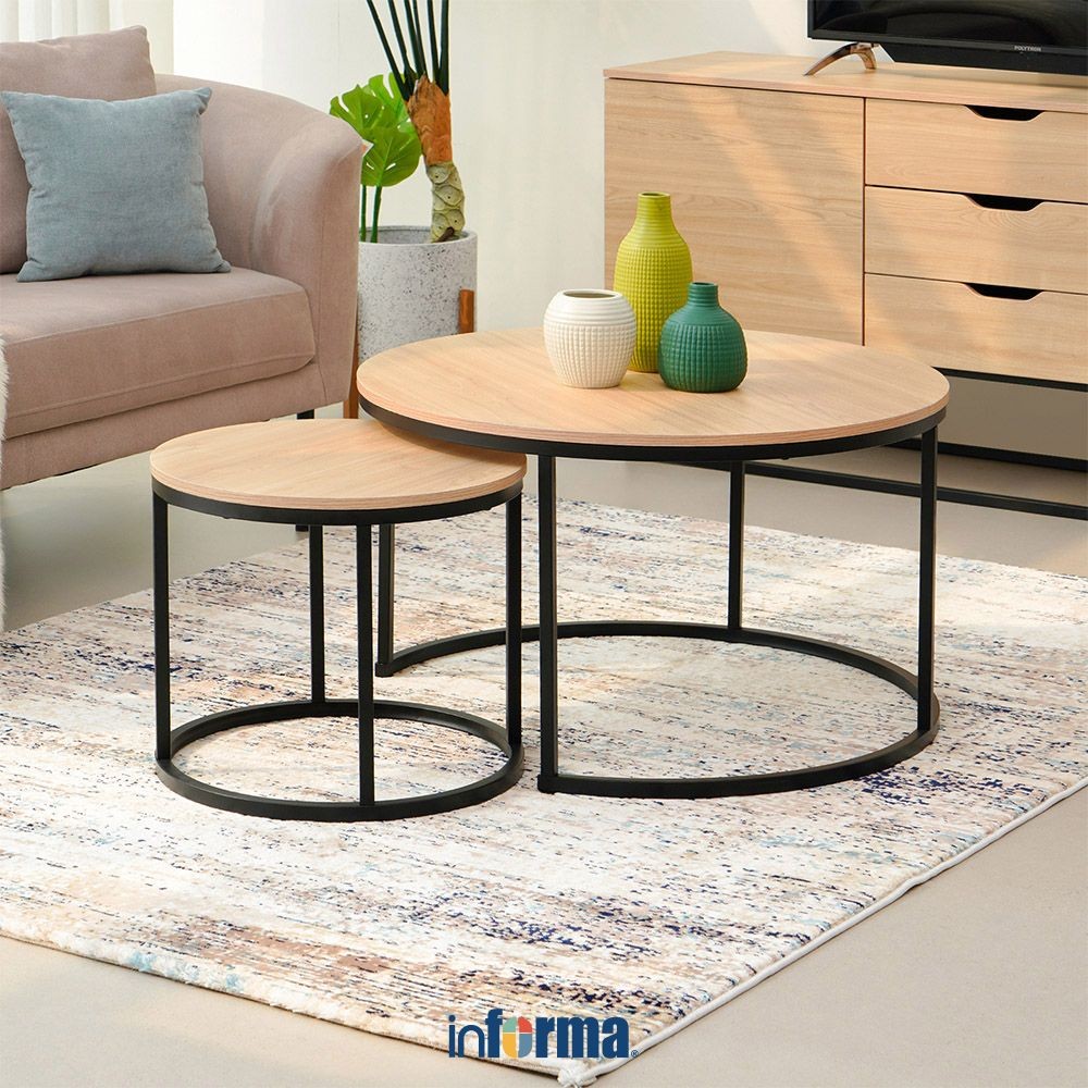 Jual Informa Set Jesse Meja Tamu & Meja Sisi Coffee Table Meja Ruang ...