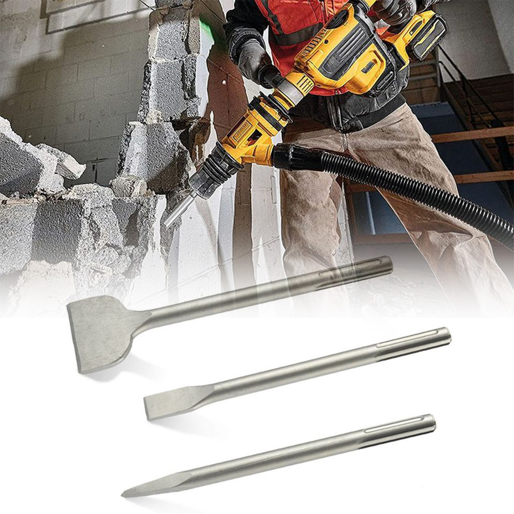 Jual 250mm Mata Bor Beton Bobok Panjang/ Mata Jack Hammer/ Flat Chisel ...