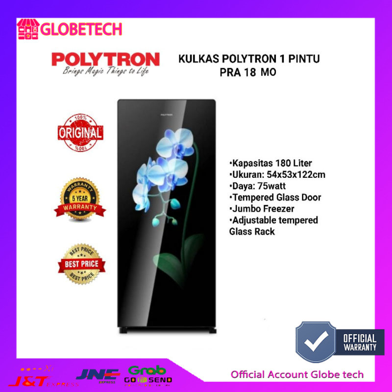 Jual KULKAS 1 PINTU POLYTRON 18MOB GARANSI RESMI | Shopee Indonesia