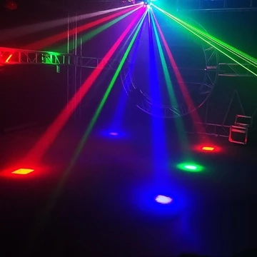 GVT Lampu Proyektor Disco Ball Moving Head 120W – 16 LED DMX512 RGB Untuk Pencahayaan Acara