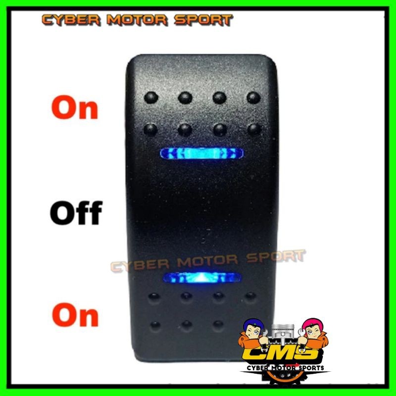 Jual saklar 7 pin on off on 12v 24v saklar 3 switch universal. saklar ...