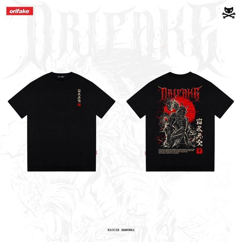 Jual Orifake-T-shirt Riccie Samurai 200gsm | Shopee Indonesia