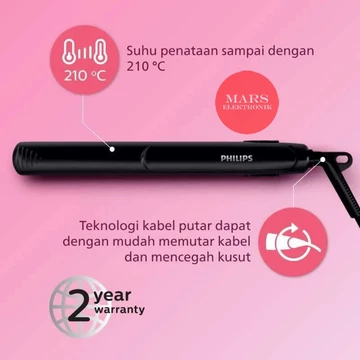 Ready Philips Hair Straightener Hp 8401 Keratin Infused Plate Straight Essential Catokan Rambut