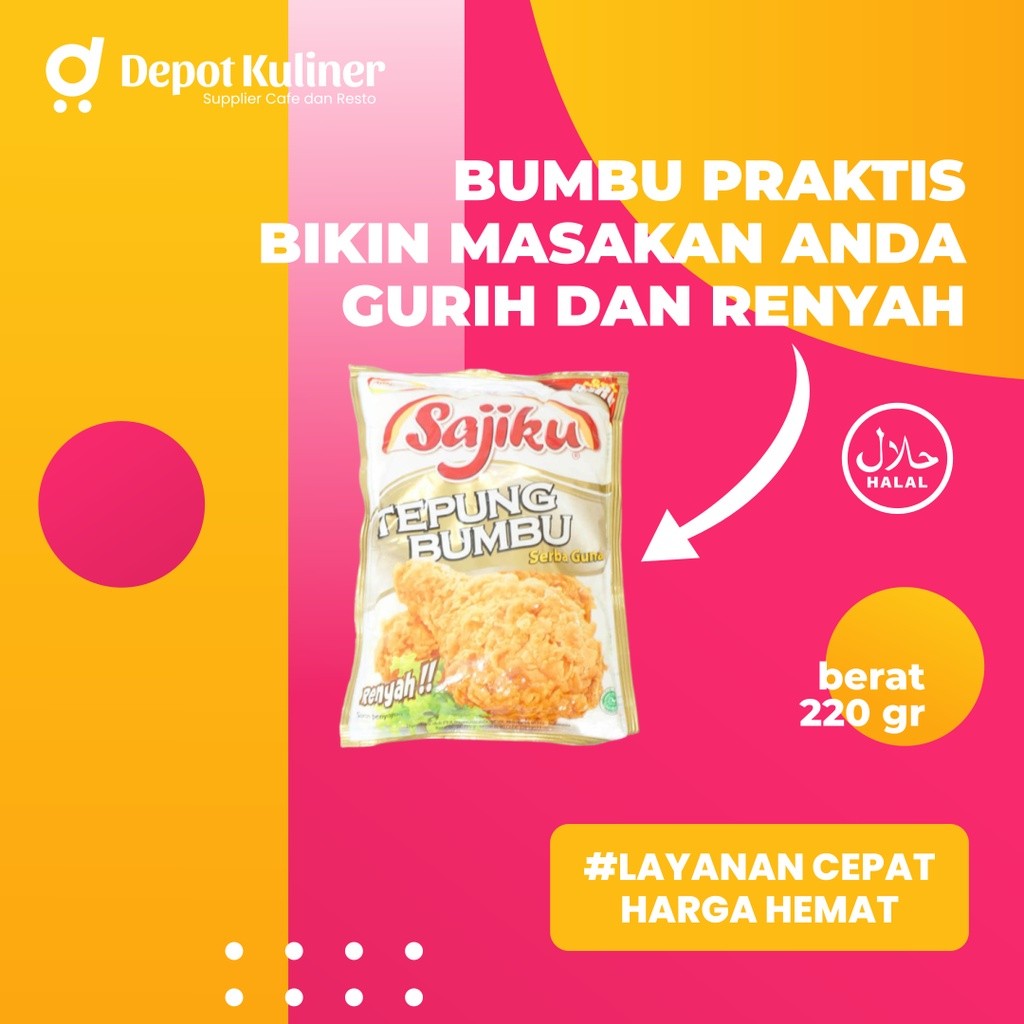 Jual DepotKuliner - Sajiku Bumbu Racik Serba Guna 220gr | Shopee Indonesia