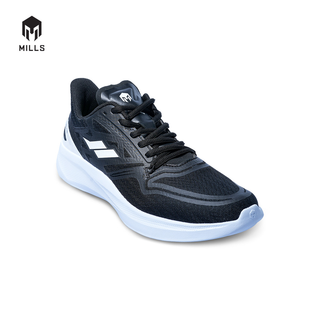 Jual Mills Sepatu Lari Running Shoes Treximo Omega M2 Black / White ...