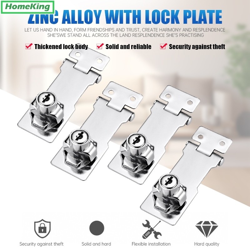 Jual 【COD】Hasp Lock Soligen/ Overpal Grendel Kunci Stainless Pintu kost ...