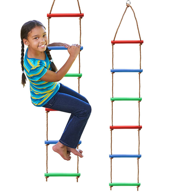 Jual Climbing Rope Ladder For Kids Outdoor Games Backyard Swing Garden ...
