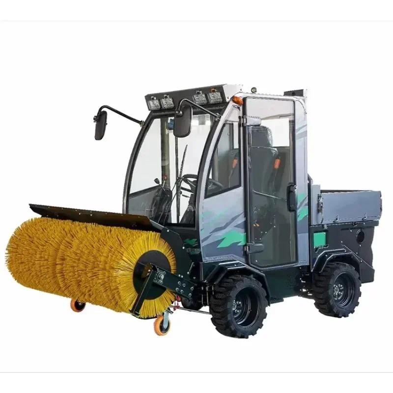 Jual Four Wheel Driving Snow Blower Machine Tractor Snow Sweeper Snow ...