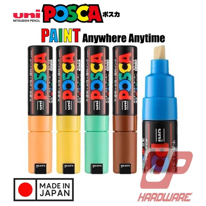 Uni Posca Marker PC-8K Paint Glass Pen Broad Chisel Nigeria - View #6