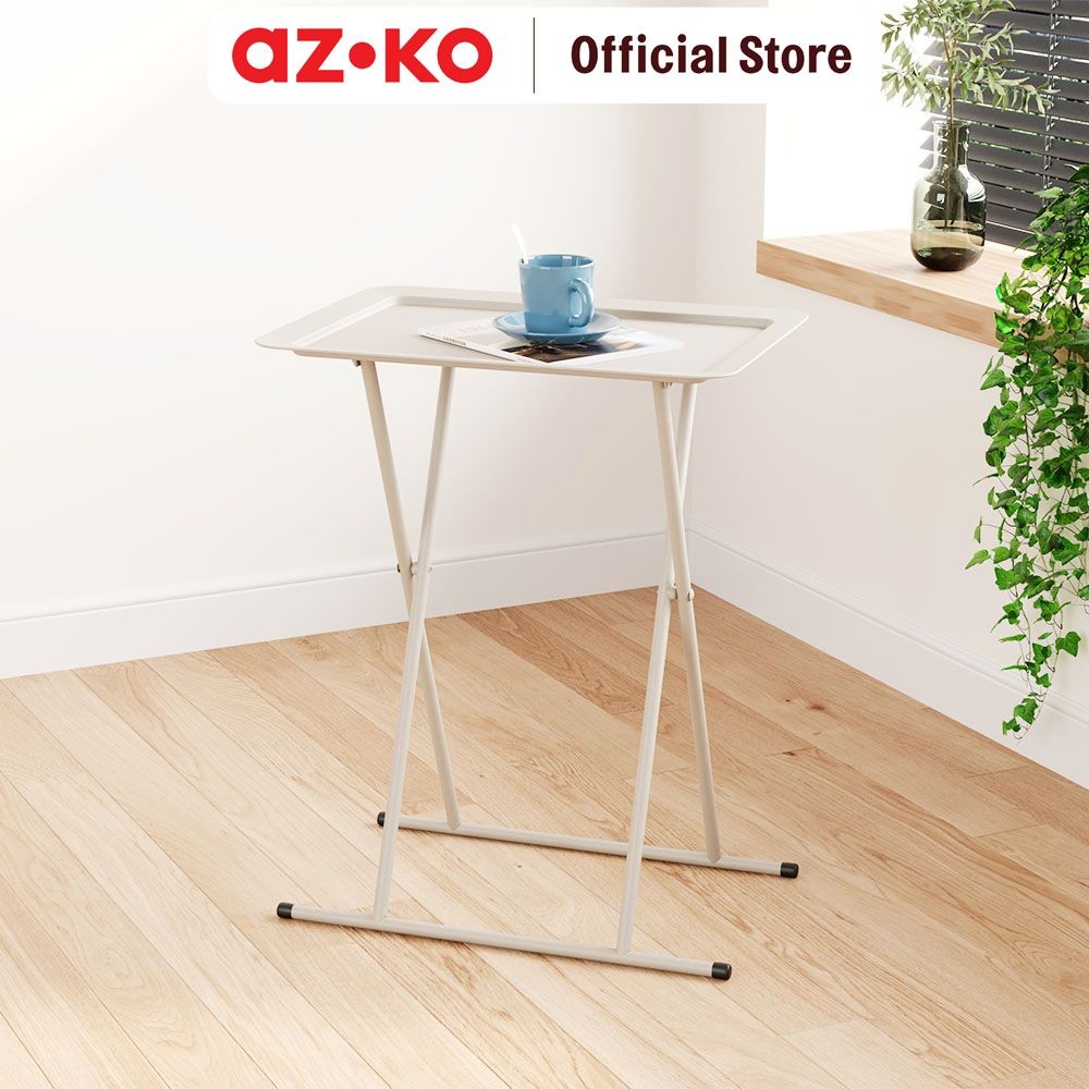 Jual AZKO Soleil Thea Meja Teras Dengan Tray - Abu-Abu Muda Furnitur ...