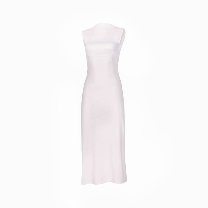 Jual Skiv Dress - Cream, S | Shopee Indonesia