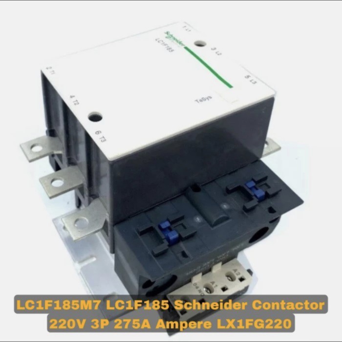Jual Contactor LC1F185M7 / Kontaktor LC1F185M7 220V 3P 275A | Shopee ...