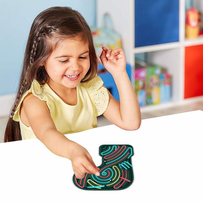 Sensory Activity Board, Four-Sided Silicone Sensory Fidget Toy