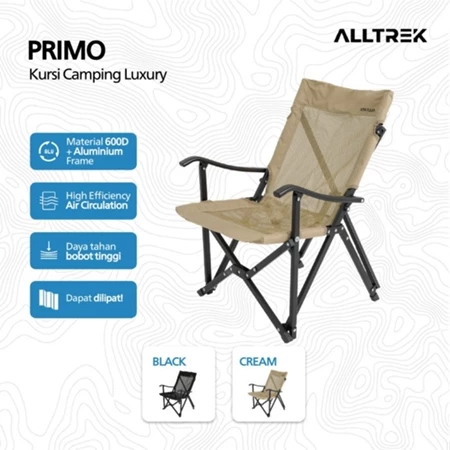 Kursi Lipat Outdoor PRIMO Comfortable Camping Glamping Luxury
