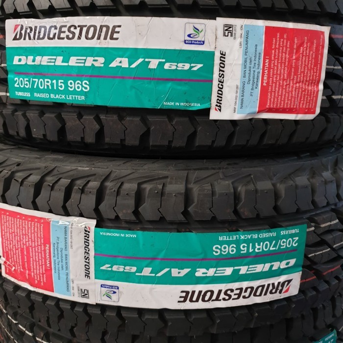 Jual Ban Bridgestone Dueler AT D697 205/70 R15 (Ban Hilux) | Shopee ...