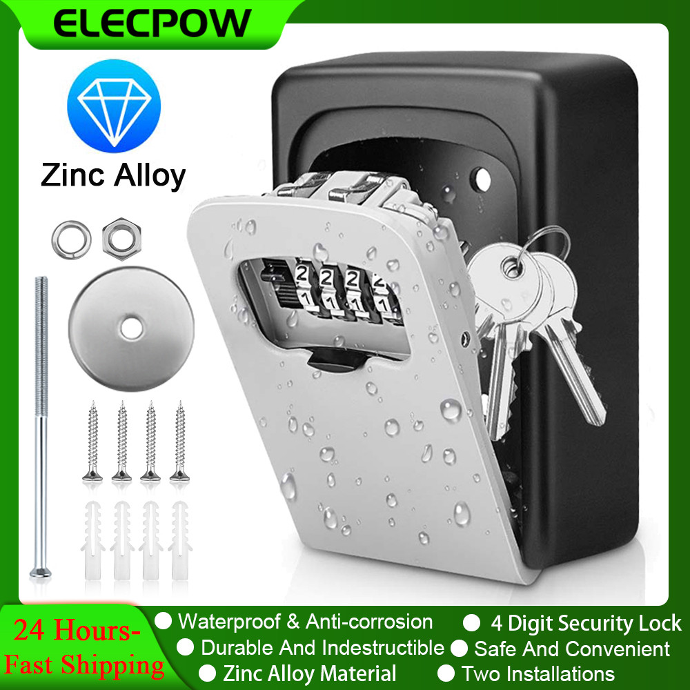Jual Elecpow Metal Material Password Lock Storage Box Outdoor ...