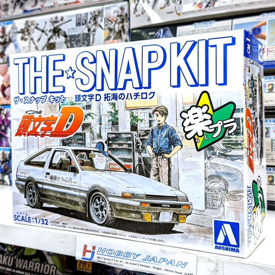 Jual Aoshima 1/32 Initial D Takumi's Hachiroku The Snap Kit | Shopee ...