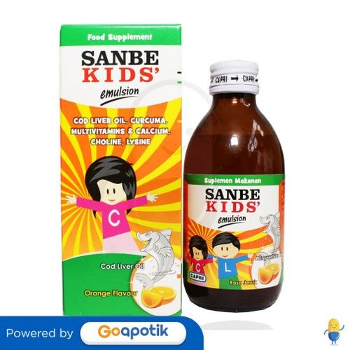 Jual Sanbe Kids Emulsi 200 Ml Botol | Shopee Indonesia