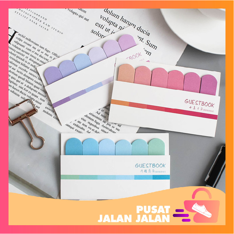 Jual PJJ - S5690 Label Sticky Notes / Memo Mini Stick Polos / Pembatas ...