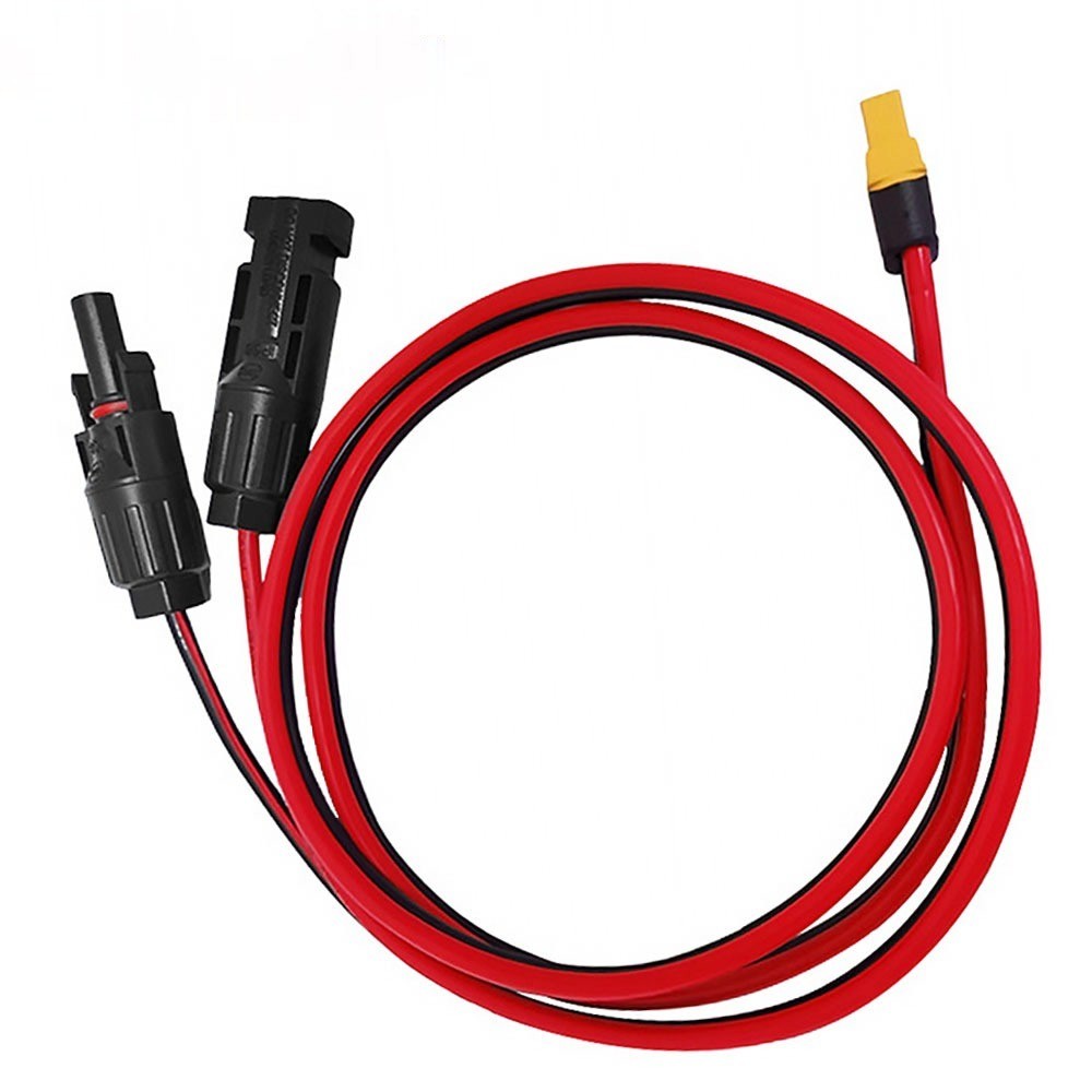 XT60i To MC4 Solar Adapter Cable – 12AWG, Waterproof, Male/Female Connectors For RV/Camping