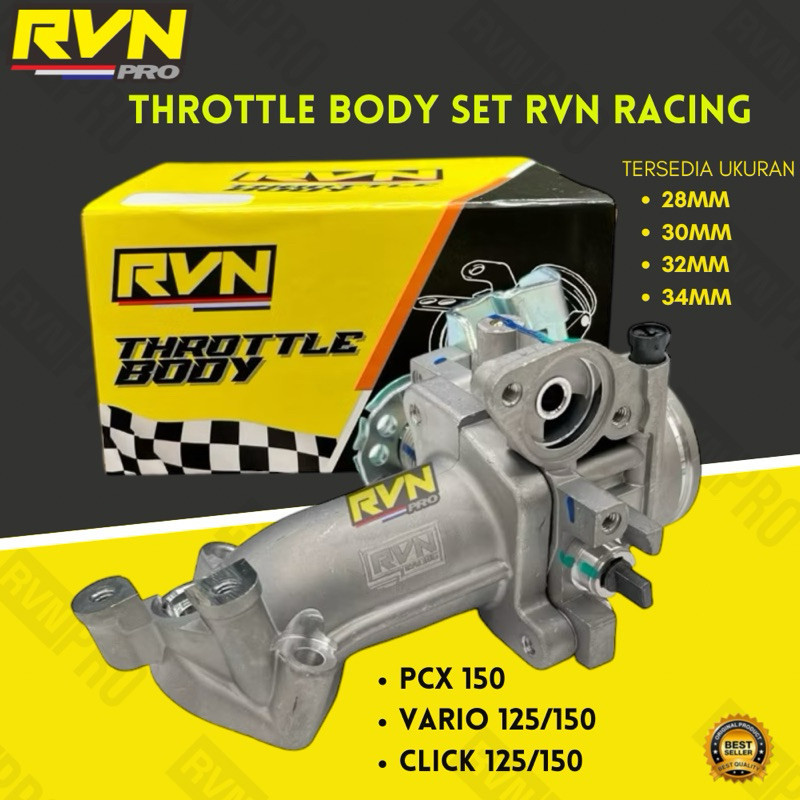 Jual TB THROTTLE BODY ASSY RACING VARIO 125 150 SET 26 28 30 32 34 MM ...