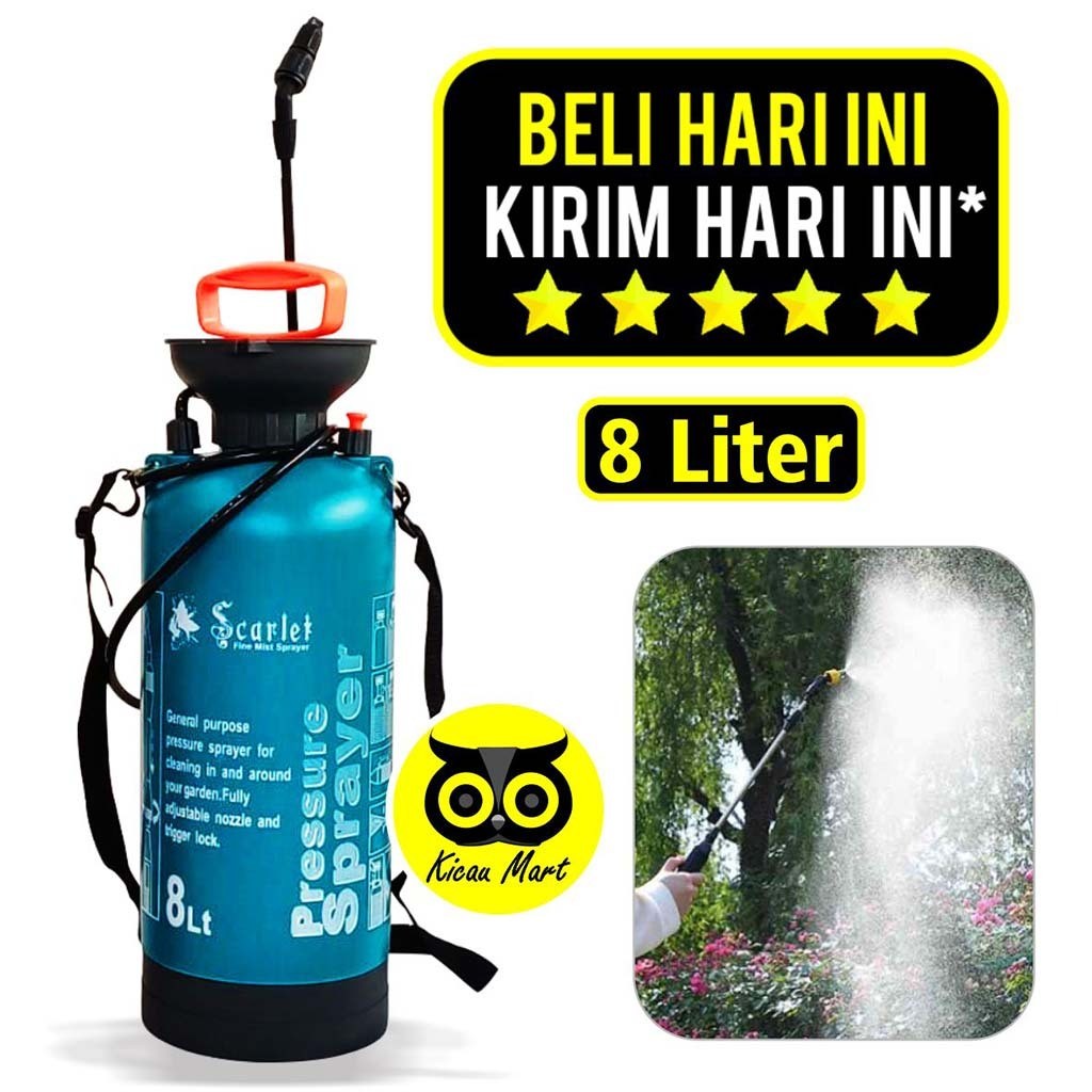 Jual KICAU MART Alat Semprot Scarlet Sprayer Semprotan 8 Liter 2 In 1 ...