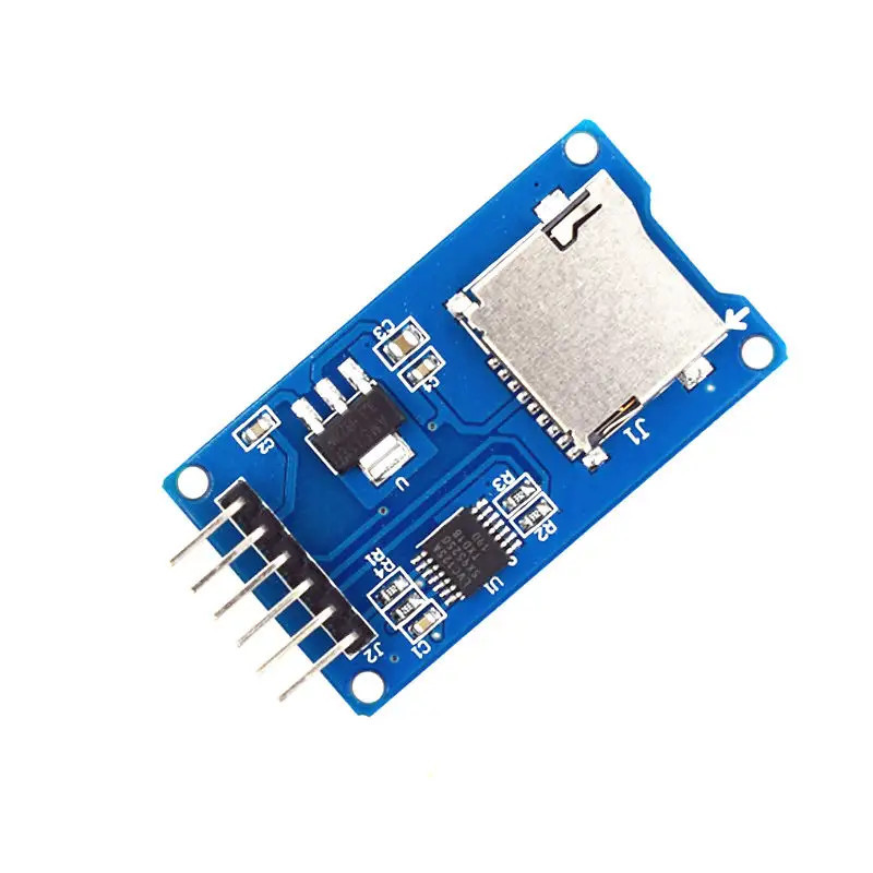 Jual MICRO SD CARD MINI TF READER SLOT READ WRITE SPI MODULE-042 ...