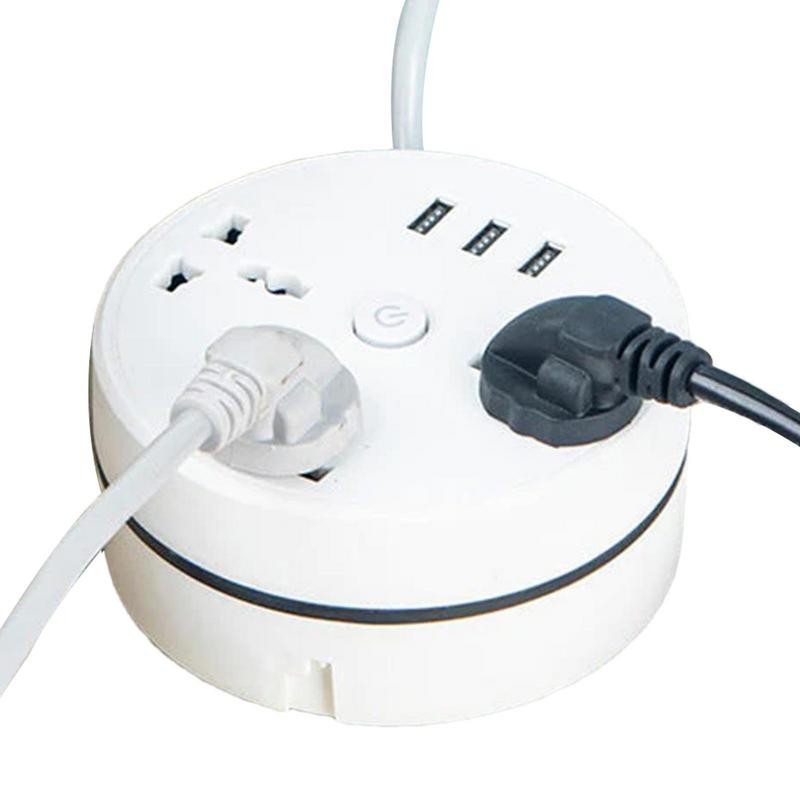 Jual Power Multi Tap Universal Plug EU Outlet Power Strip with 1.8m ...