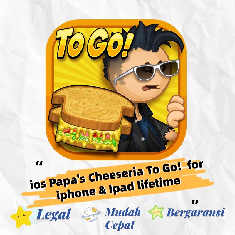 Jual Papa's Cheeseria To Go! Series Khusus IOS (IPAD &